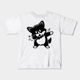 Corgi Dabbing Kids T-Shirt